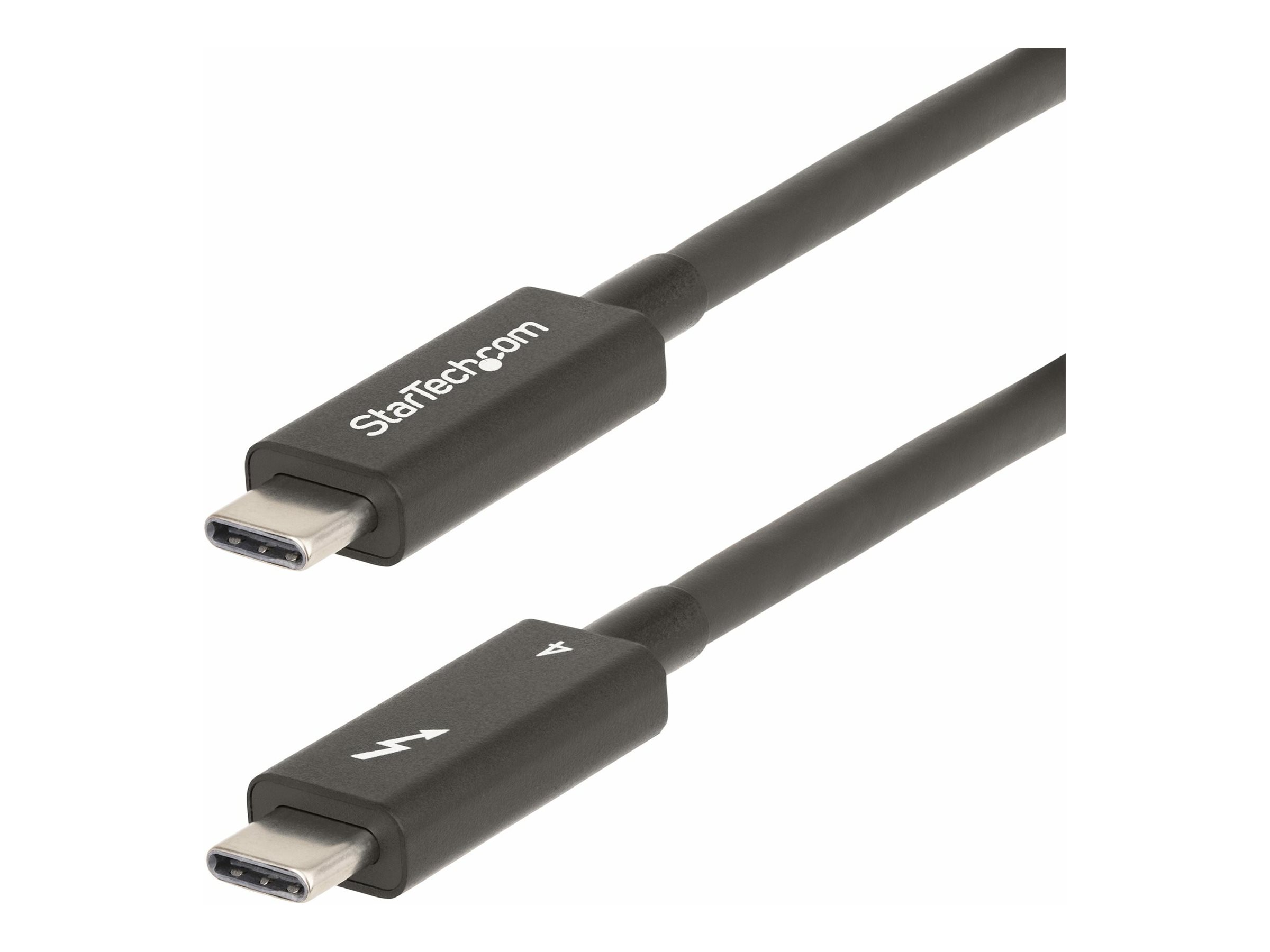 STARTECH.COM 2m Aktives Thunderbolt 4 Kabel 40 Gbit/s 100W PD 8K Display Kabel kompatibel mit USB4 Thunderbolt 3 USB-C DisplayPort