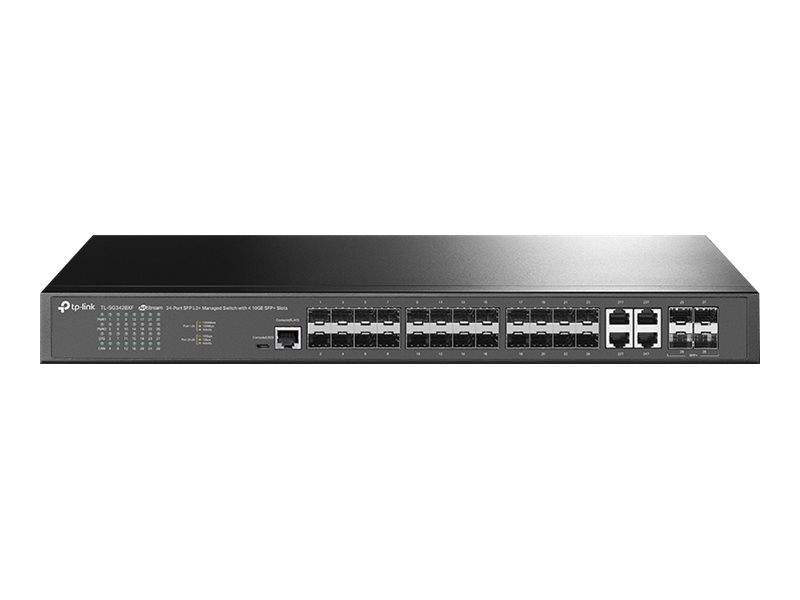 Omada TL-SG3428XF 24-Port Gigabit L2 Mgd. Switch 4x10G