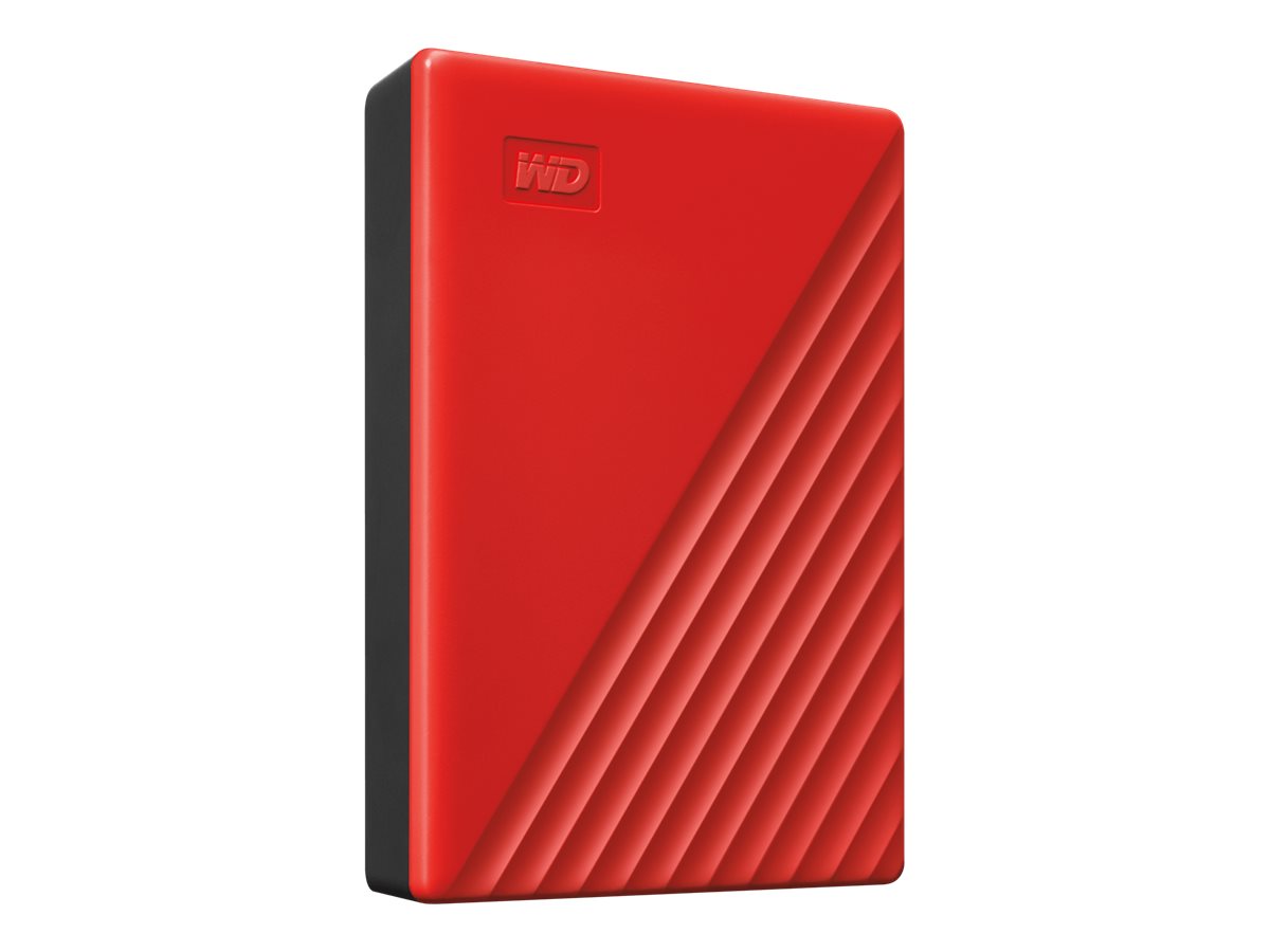Western Digital My Passport 4 TB externe HDD-Festplatte rot, schwarz Western Digital My Passport 4 TB externe HDD-Festplatte rot, schwarz