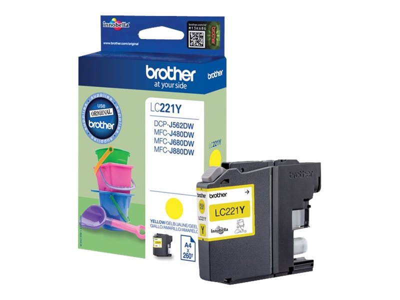LC221Y BROTHER MFC Tinte yellow 260