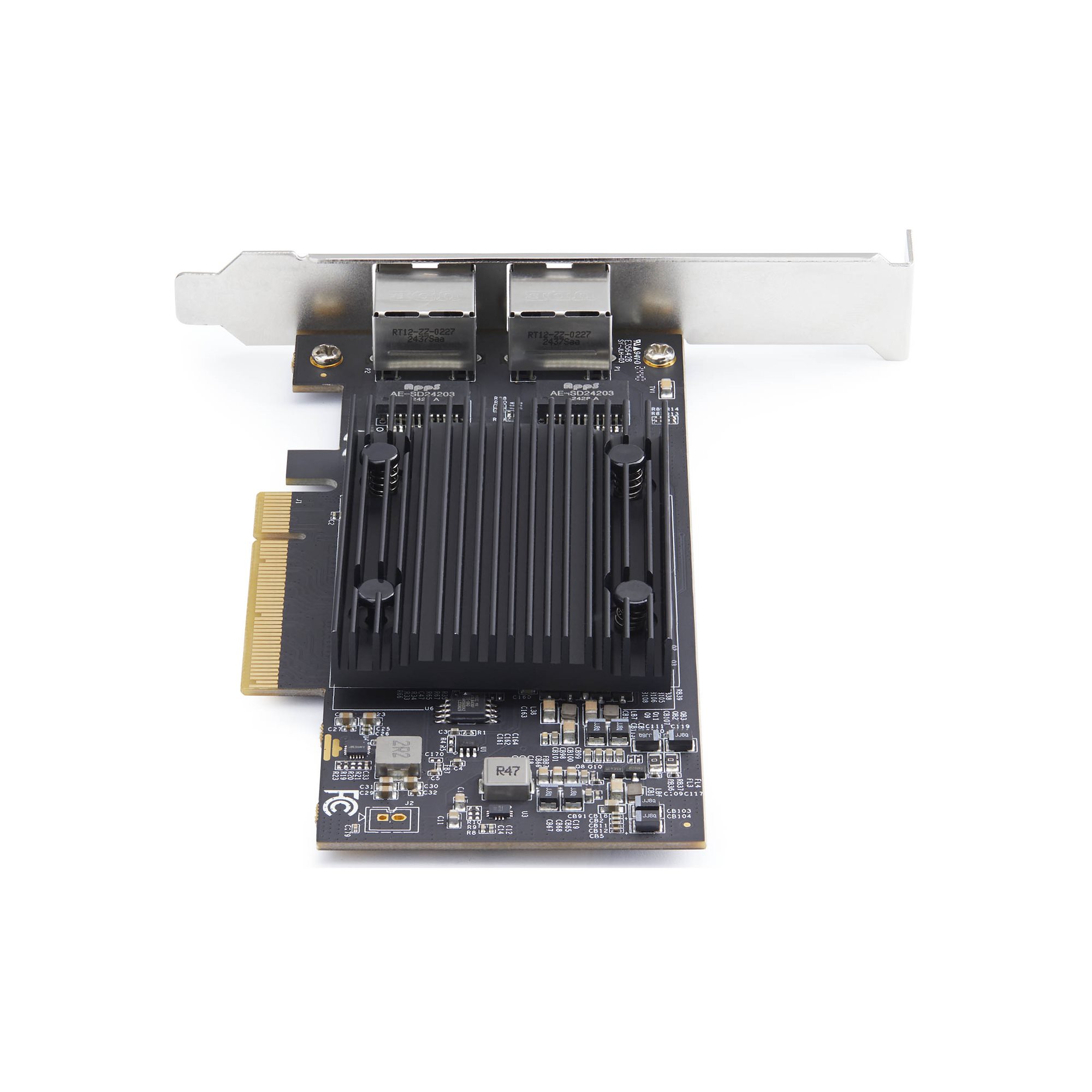STARTECHCOM 2Port PCIe 10Gb Ethernet Netzwerkkarte Windows und Linux BCM57416 Chipset 10GBASET NIC Karte TAA