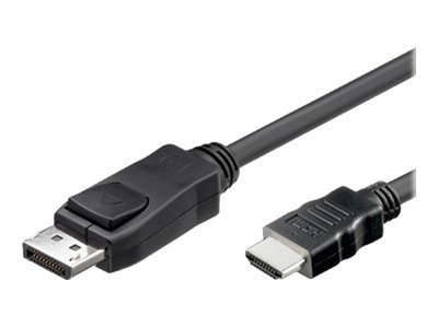 TECHLY Konverterkabel DisplayPort 1.1 auf HDMI schwarz 1m konvertiert das DisplayPort Signal in ein HDMI Signal TECHLY Konverterkabel DisplayPort 1.1 auf HDMI schwarz 1m konvertiert das DisplayPort Signal in ein HDMI Signal