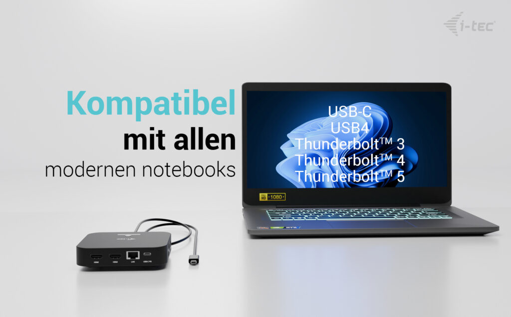 i-tec Dockingstation USB-C USB4 Thunderbolt 3 Thunderbolt 4 Thunderbolt 5