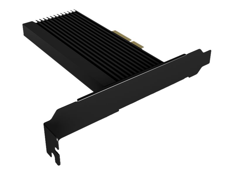 ICY BOX PCIe Erweiterungskarte mit M.2 M-Key Sockel fuer eine NVMe SSD IB-PCI208-HS Datentransferrate von bis zu 64Gbit/s