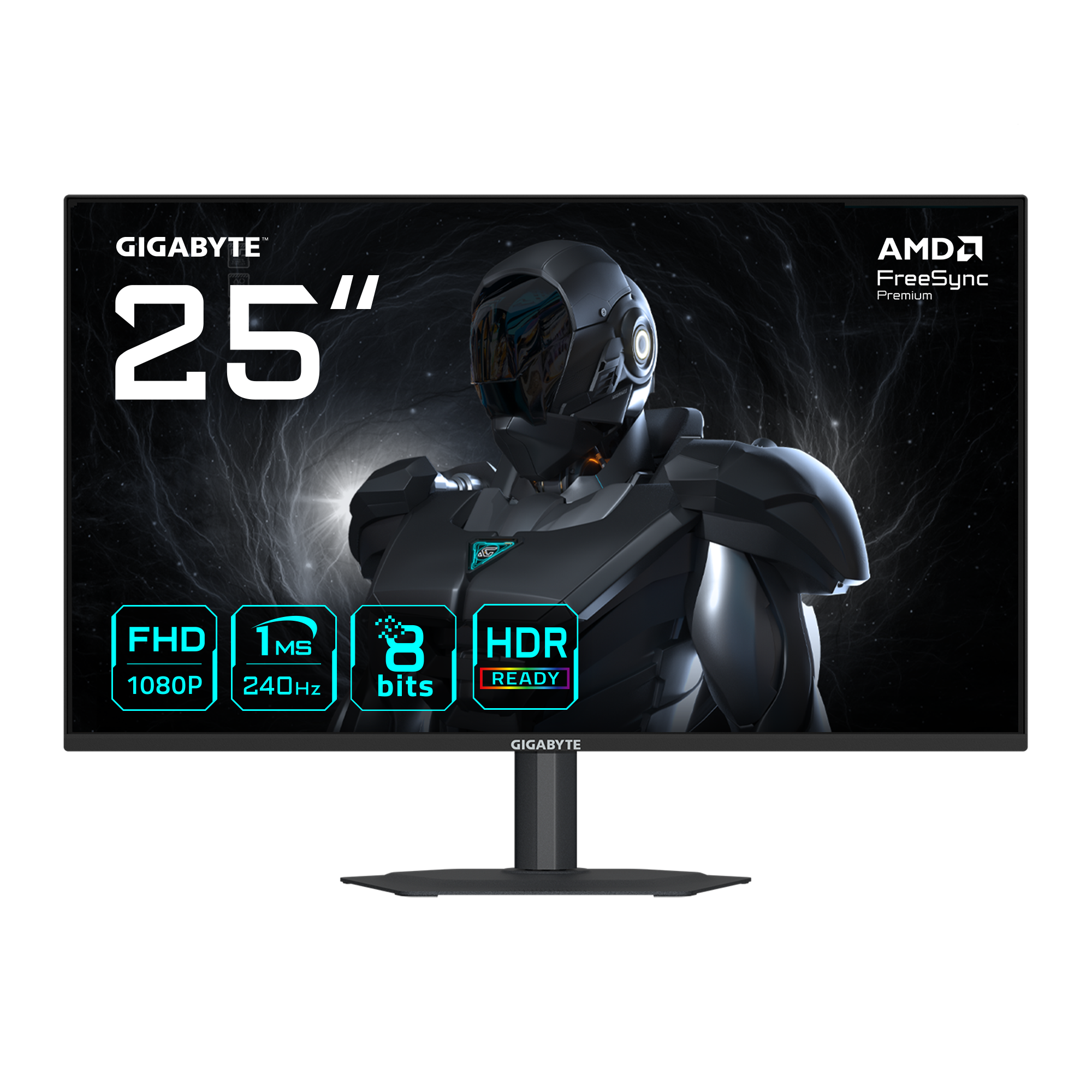 GIGABYTE G25F2A 245inch SS IPS 1920x1080 FHD 240Hz 300cdm2 2xHDMI 1xDP