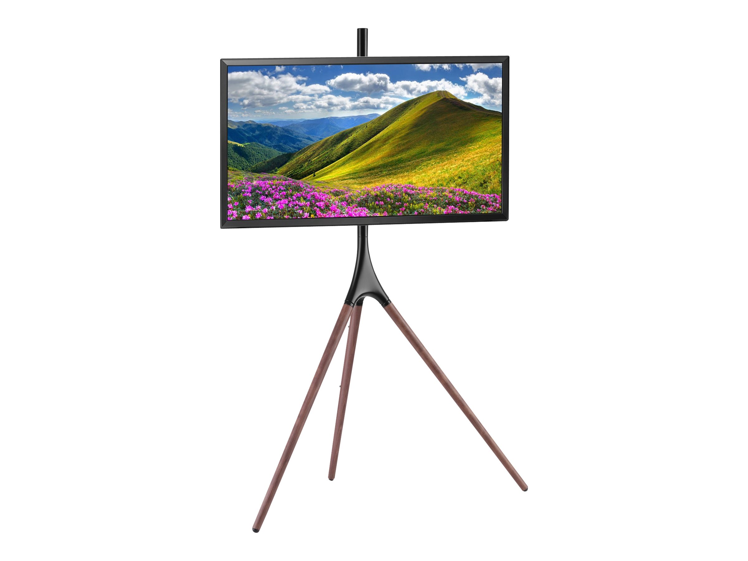 TECHLY TV Dreibein Standfuss  fuer Displays Bildschirme LCD LED 114-165cm 45-65Zoll bis 35KG VESA max 600X400
