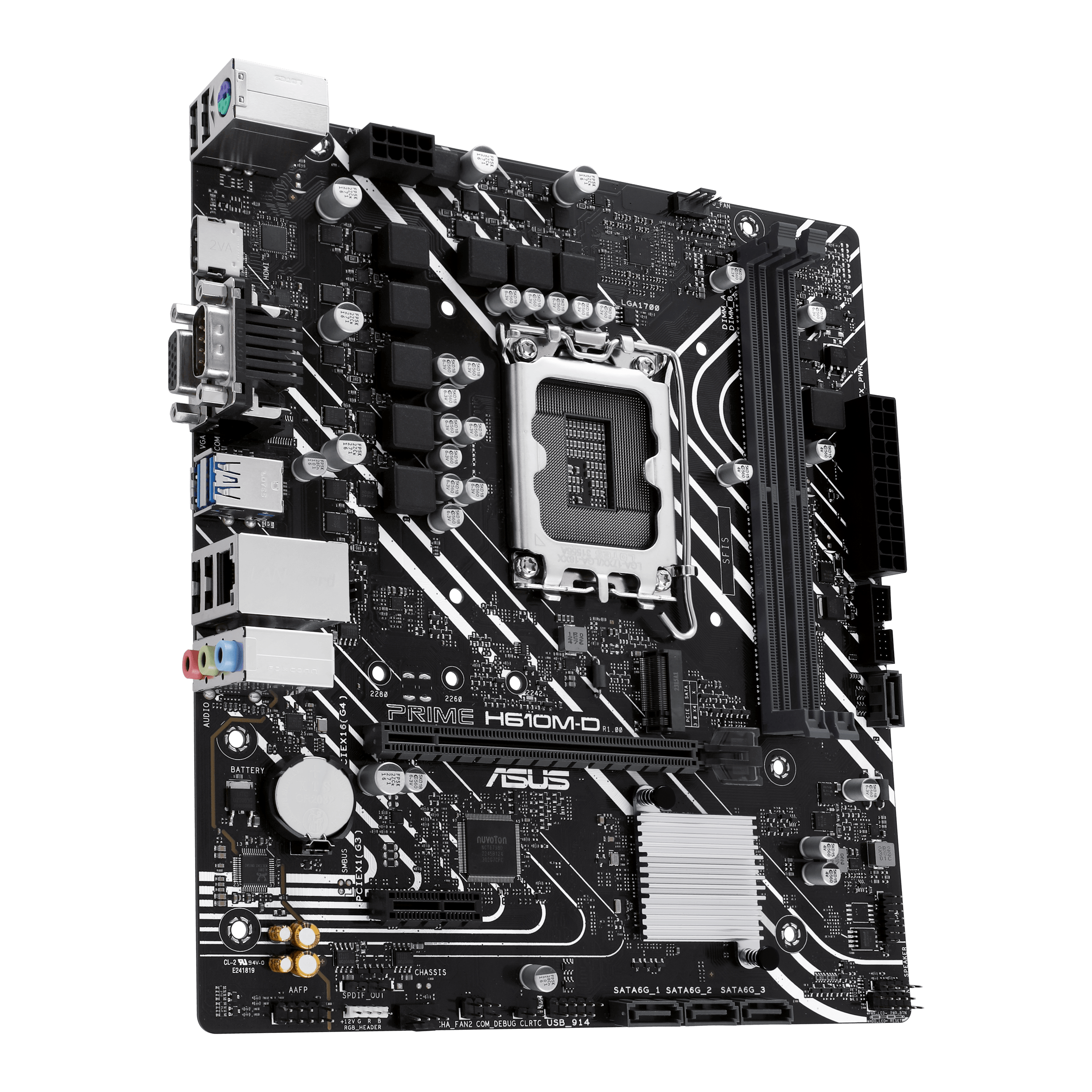 ASUS PRIME H610MD LGA 1700 2DDR5 microATX 4xSATA MB 1xHDMI 21 1xDSub 1xM2