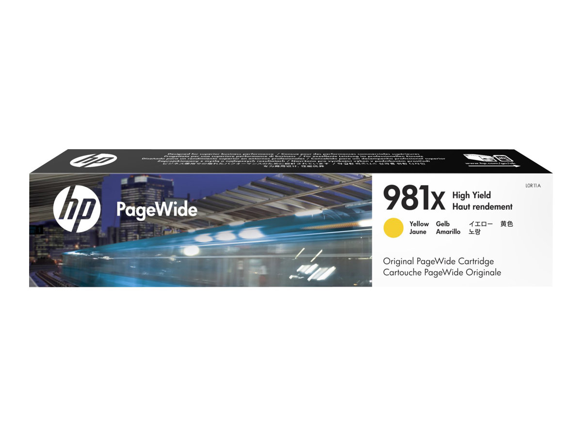 HP 981X High Yield Gelb PageWide Cartridge HP 981X High Yield Gelb PageWide Cartridge
