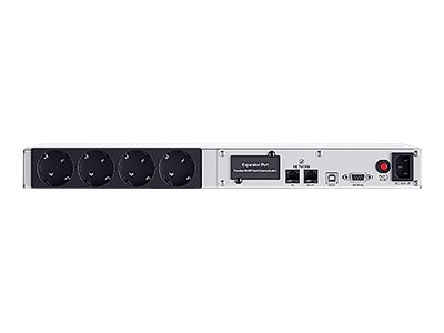 CYBERPOWER OR650ERM1UGR Line Interactive 600VA/360W Rackmount 1U LCD GreenPower RJ11/RJ45 Ausgang Schuko USB SNMP SLOT
