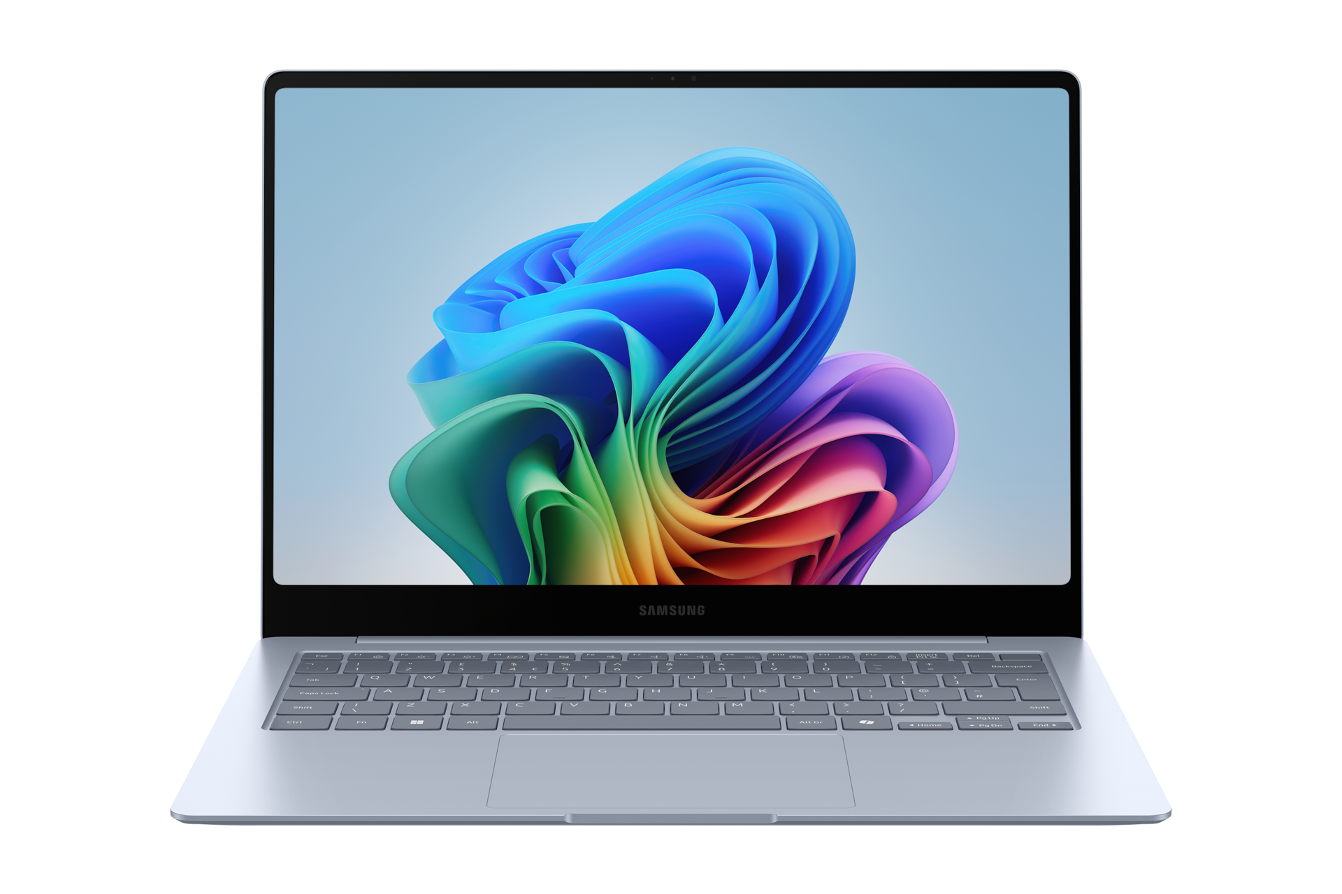 SAMSUNG Galaxy Book4 Edge 35,60cm 14Zoll Snapdragon X Elite X1E80100 16GB LPDDR5x 512GB eUFS 40 Qualcomm Adreno W11H Sapphire Blu