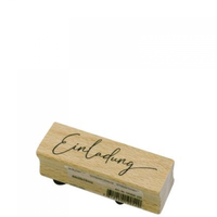 artoz Motivstempel Einladung 6,0 x 2,0 cm, 1 St