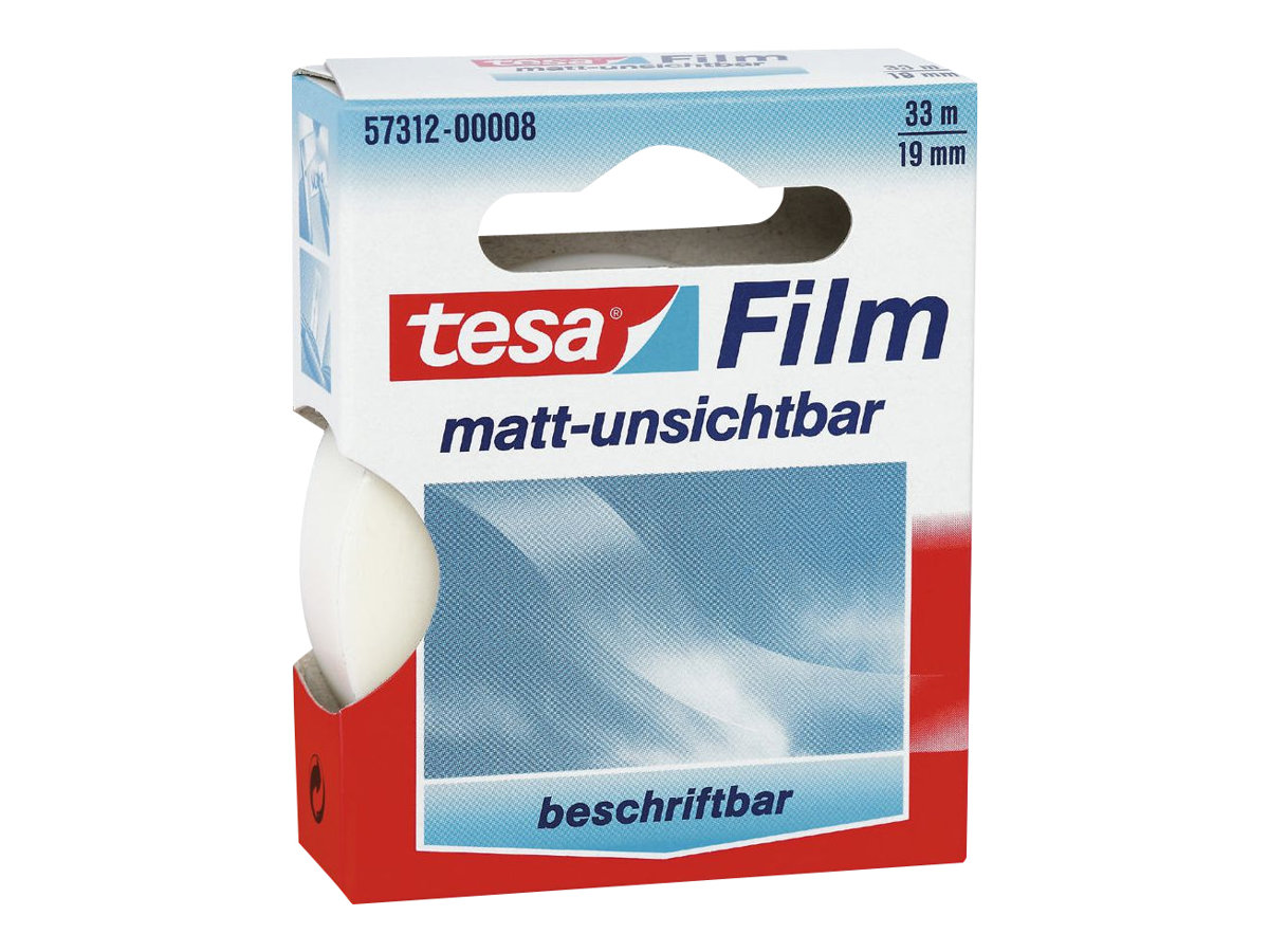 tesa INVISIBLE Klebefilm matt 19,0 mm x 33,0 m 1 Rolle