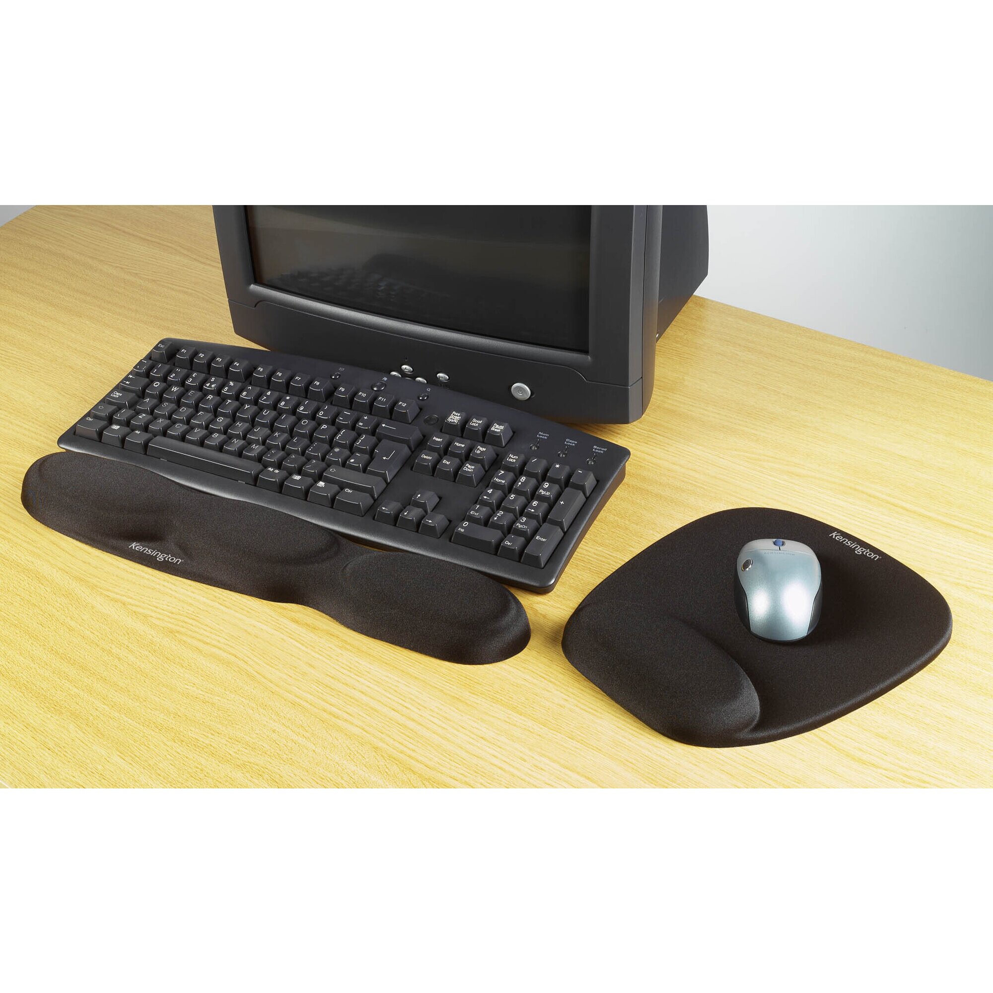 Kensington Mousepad mit Handgelenkauflage schwarz