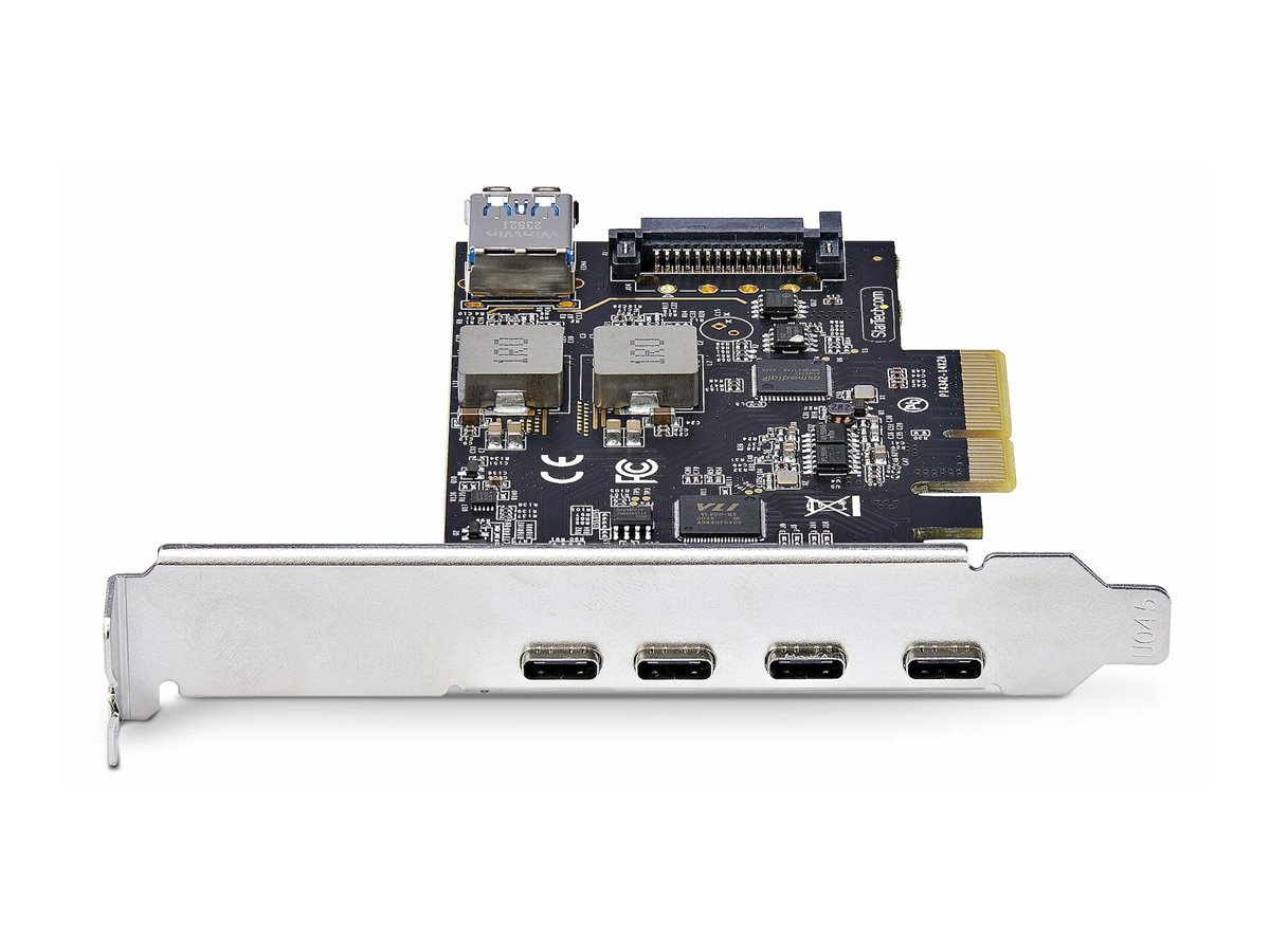 STARTECH.COM 5-Port USB-C PCIe Karte USB 3.2 10 Gbit USB C PCI Express USB C Erweiterungskarte 4x USB-C 1x USB-A Intern