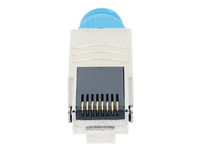 INTELLINET Cat8.1 40G RJ45-Feldstecker STP und werkzeuglos ideal für Datacenter für Litzen- und Massivdraht vergoldete Kontakte INTELLINET Cat8.1 40G RJ45-Feldstecker STP und werkzeuglos ideal für Datacenter für Litzen- und Massivdraht vergoldete Kontakte