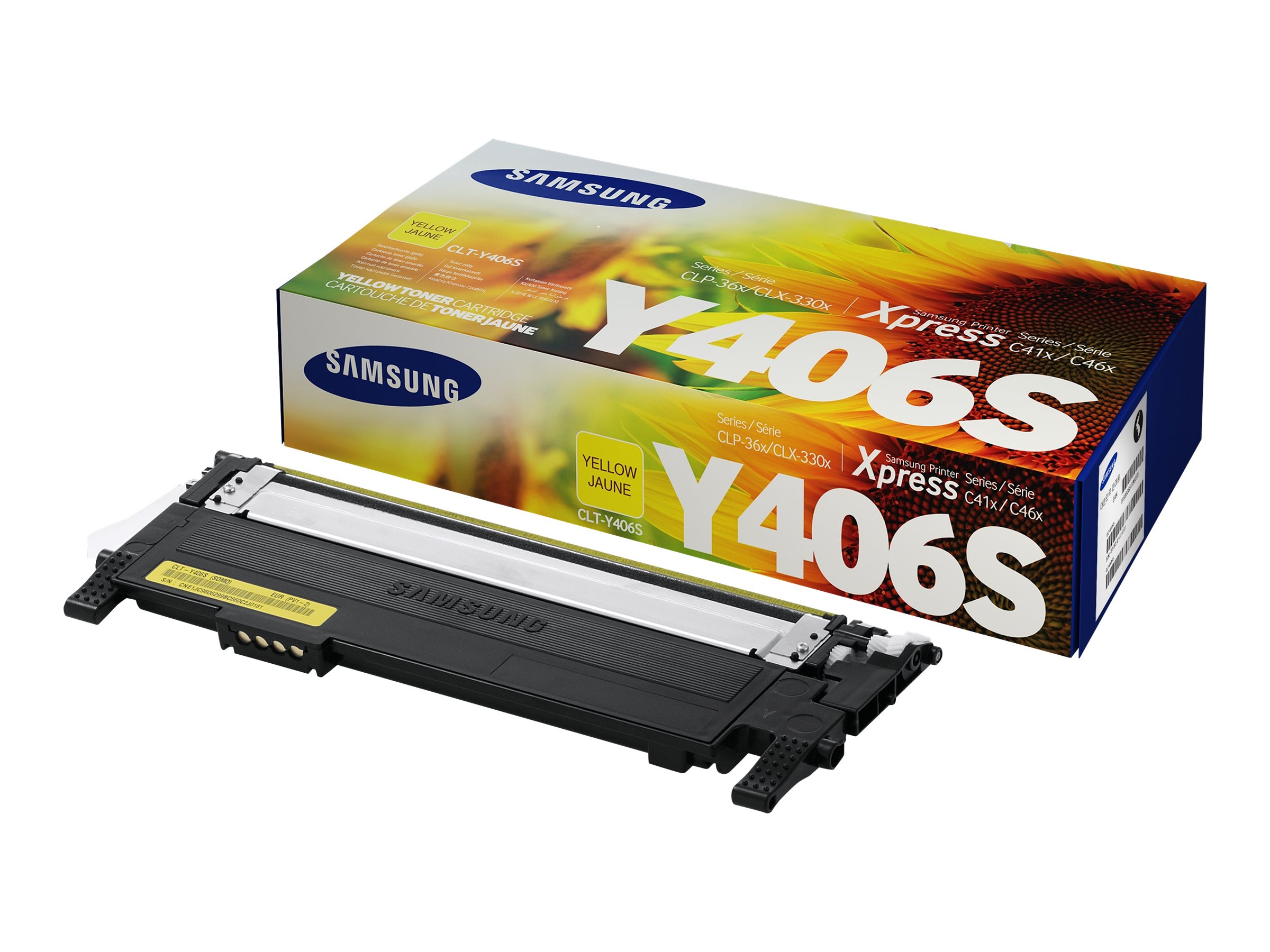 SAMSUNG original Toner cartridge LT-Y406S/ELS Yellow Toner cartridge SU462A SAMSUNG original Toner cartridge LT-Y406S/ELS Yellow Toner cartridge SU462A