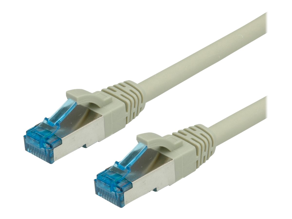 VALUE Patchkabel Kat.6A Class EA S/FTP PiMF LSOH grau 1m