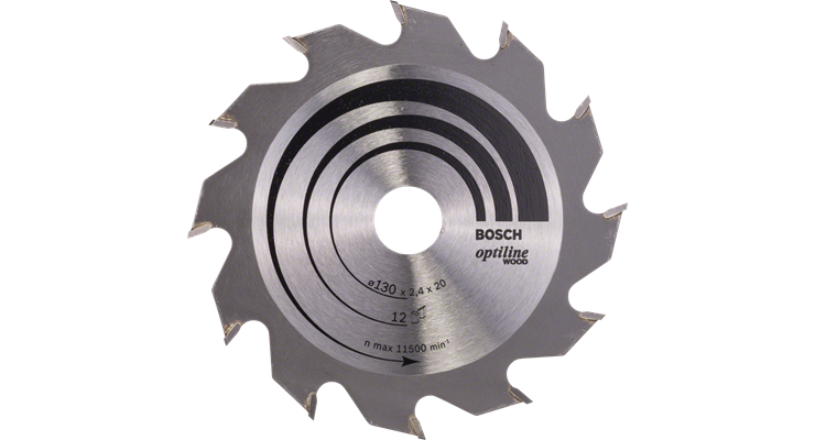 Bosch Optiline Wood Kreissägeblatt Ø 254mm 80Z