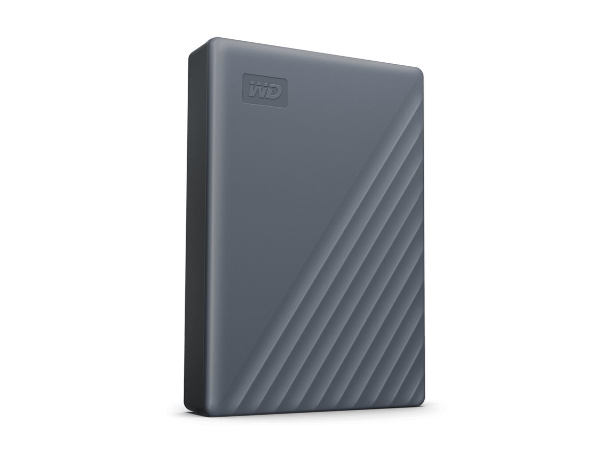 Western Digital My Passport mit USB-C 6 TB externe HDD-Festplatte grau