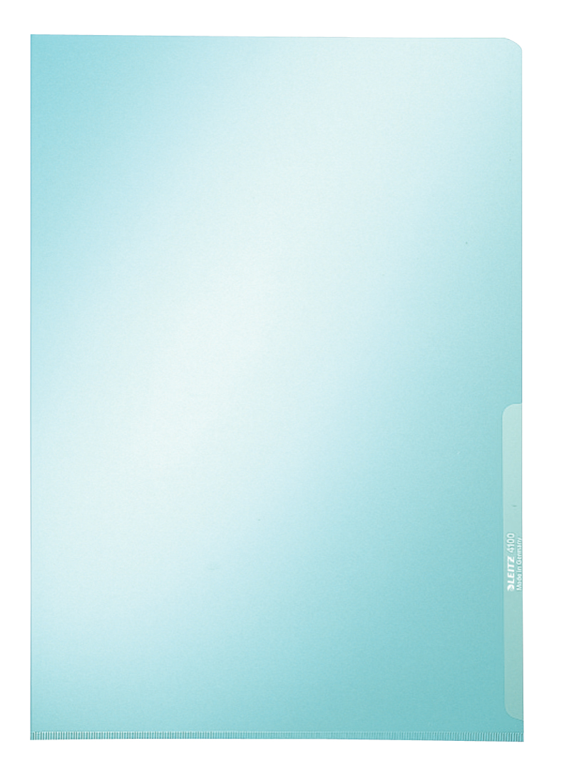 Esselte Leitz Sichthüllen Premium 4100 DIN A4 blau 100 St