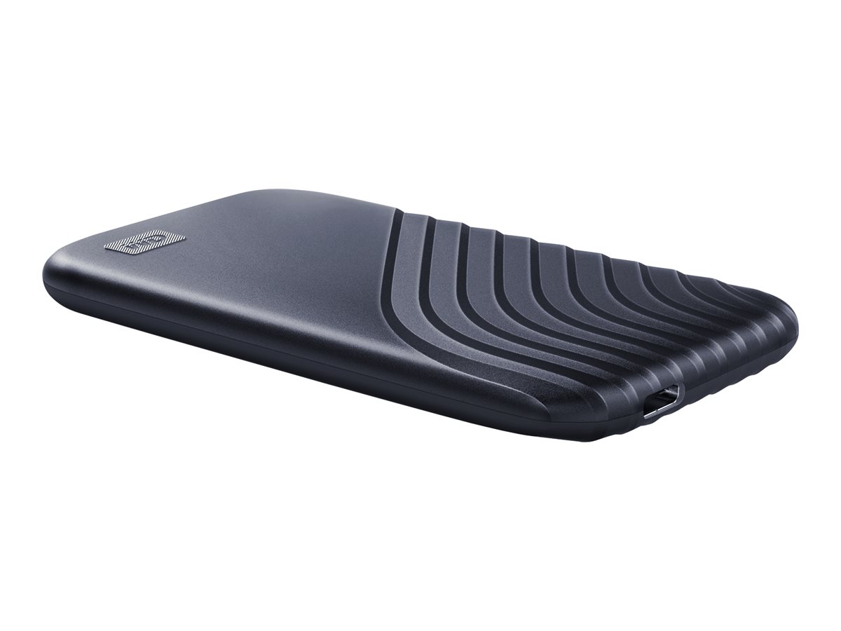 WD My Passport SSD 1TB Midnight Blue Cross Compatible USB 3.2 Gen-2 and USB-C 1050MB/s Read 1000MB/s Write PC & Mac Compatiable