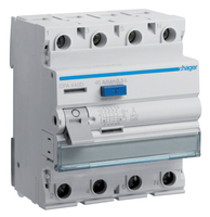Hager FI-Schutzschalter CFA440D 4polig 40/0,3A Hager FI-Schutzschalter CFA440D 4polig 40/0,3A