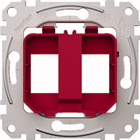 Merten Tragplatte MEG45660006 für Steckve Modular Jack rot Merten Tragplatte MEG45660006 für Steckve Modular Jack rot