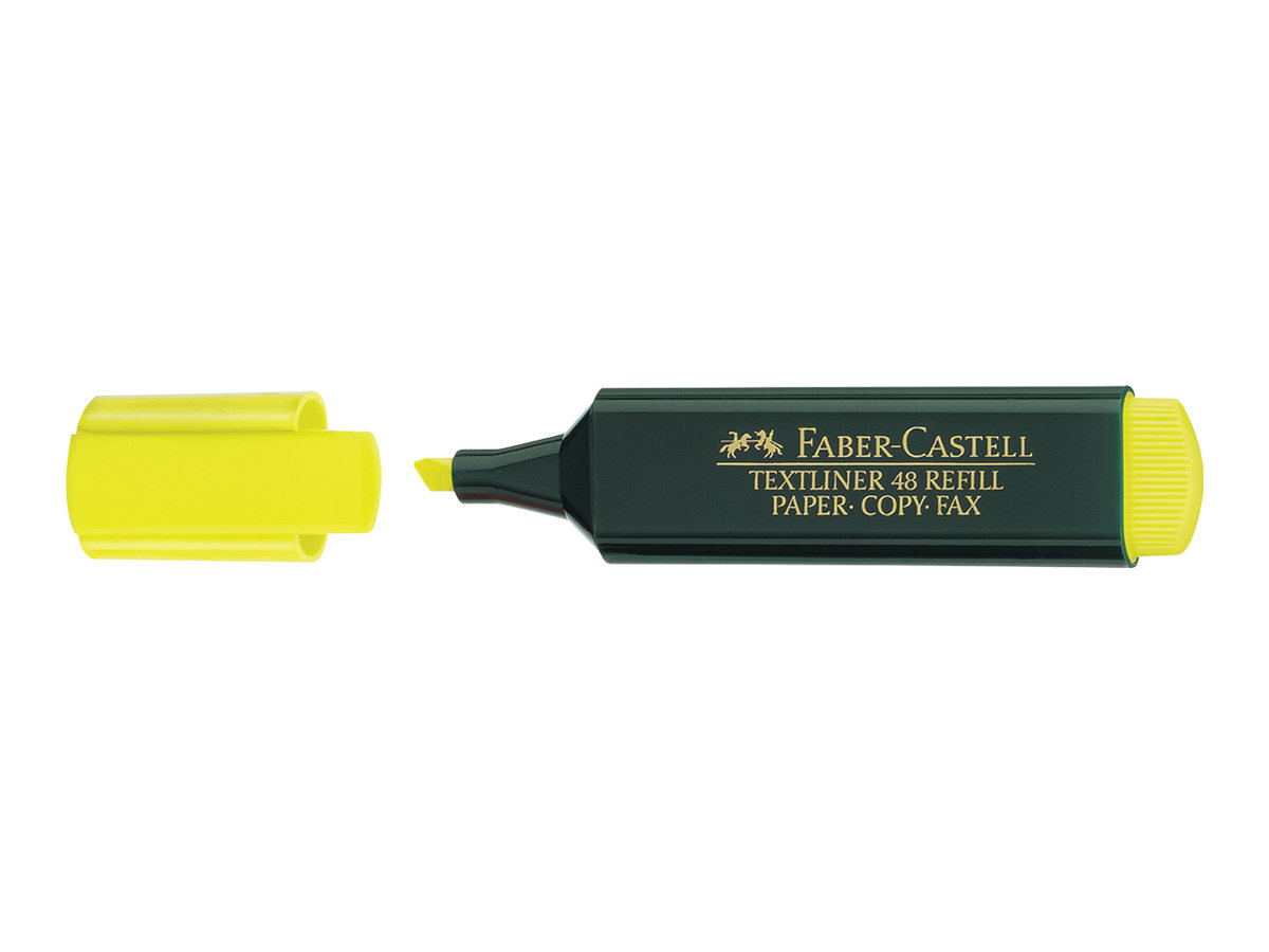 FABER-CASTELL 48 Textmarker gelb, 1 St. FABER-CASTELL 48 Textmarker gelb, 1 St.