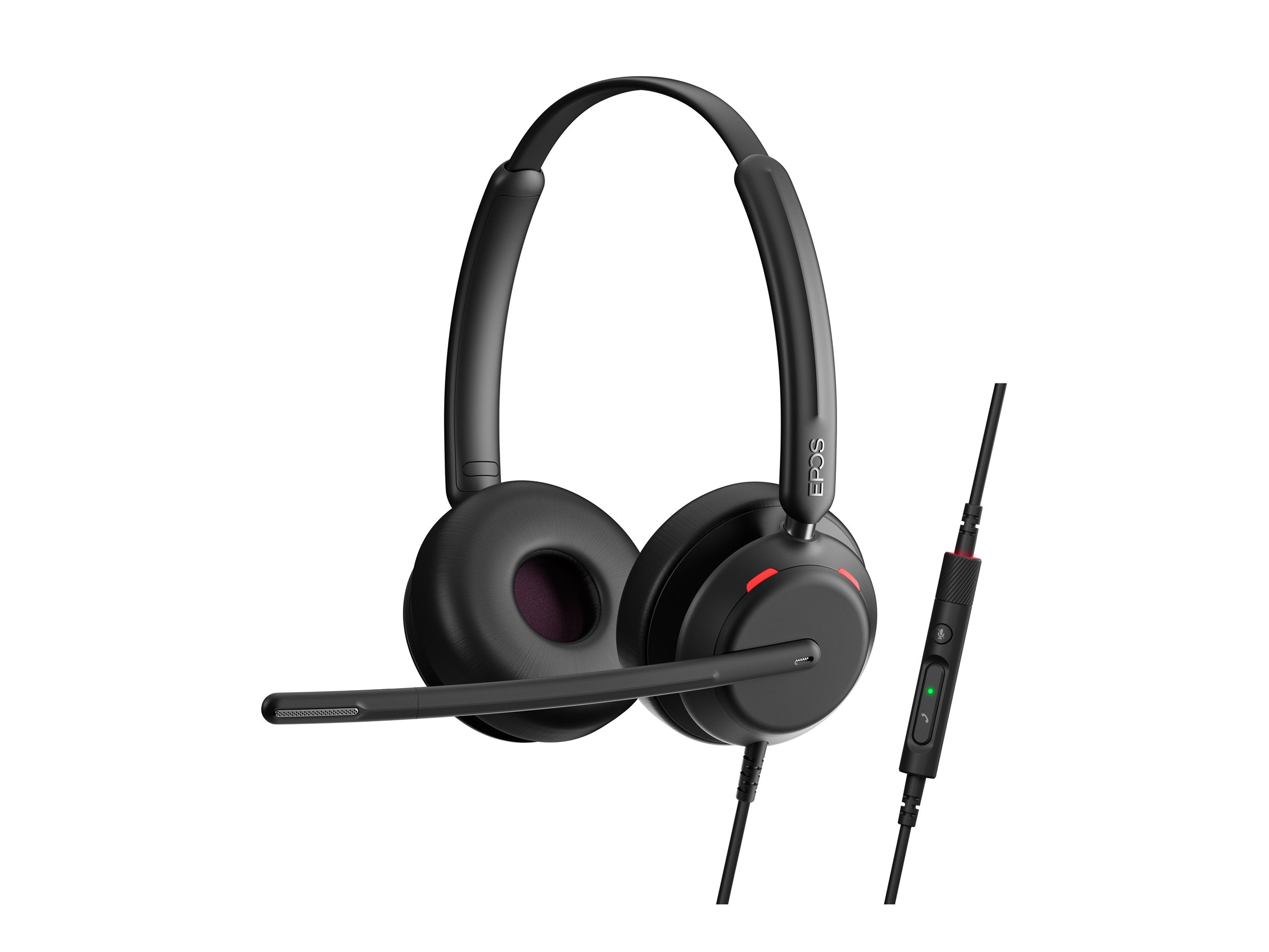 EPOS IMPACT 760 Stereo USB-C Headset mit Inline-Controller USB-A Adapter Tasche