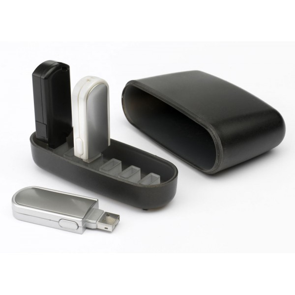 EXPONENT 6er USBStickBox schwarz, 1 St