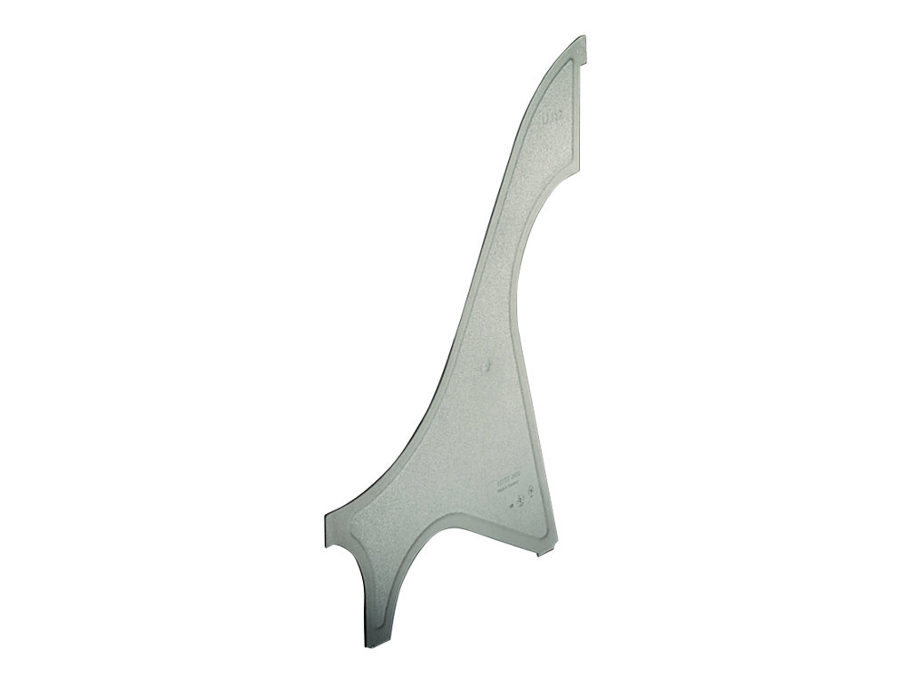 LEITZ Trennwand fuer Stehsammler grau-transparent LEITZ Trennwand fuer Stehsammler grau-transparent