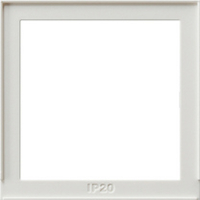 Gira Adapterrahmen 028966 f. System 55 TX_44 reinweiss