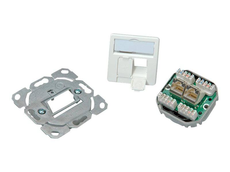 TGT Datendose Class EA 500 AMJ45 8/8 K 2xRJ45 UP/50EK alpinweiss TGT Datendose Class EA 500 AMJ45 8/8 K 2xRJ45 UP/50EK alpinweiss