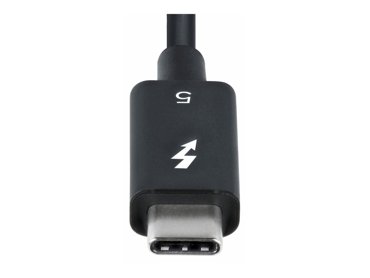 STARTECHCOM 80cm Thunderbolt 5 Kabel 80Gbps120Gbps 240W PD 8K60Hz Thunderboltzertifiziertes Kabel TB4 USB4 USBC