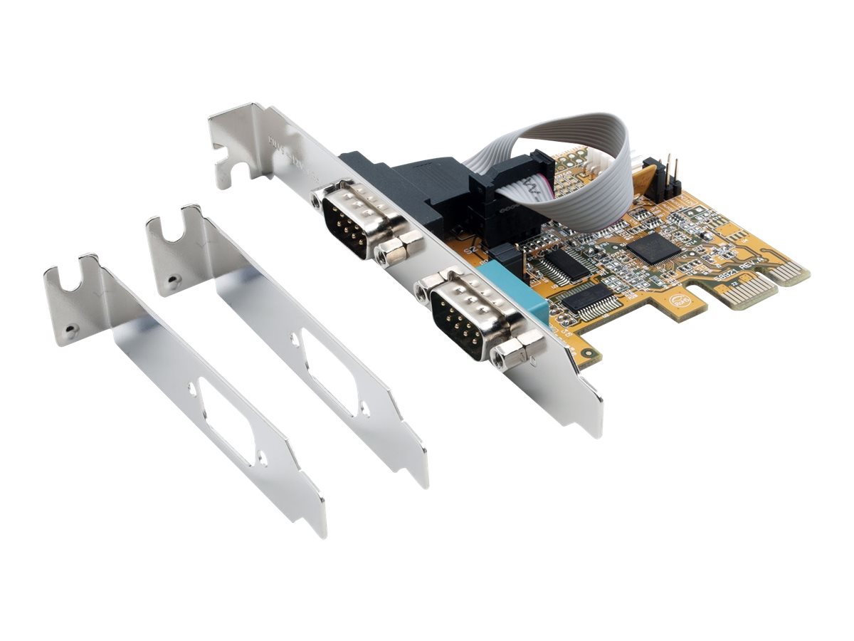 EXSYS EX44082 PCI Express x1 Karte 2x seriell RS232