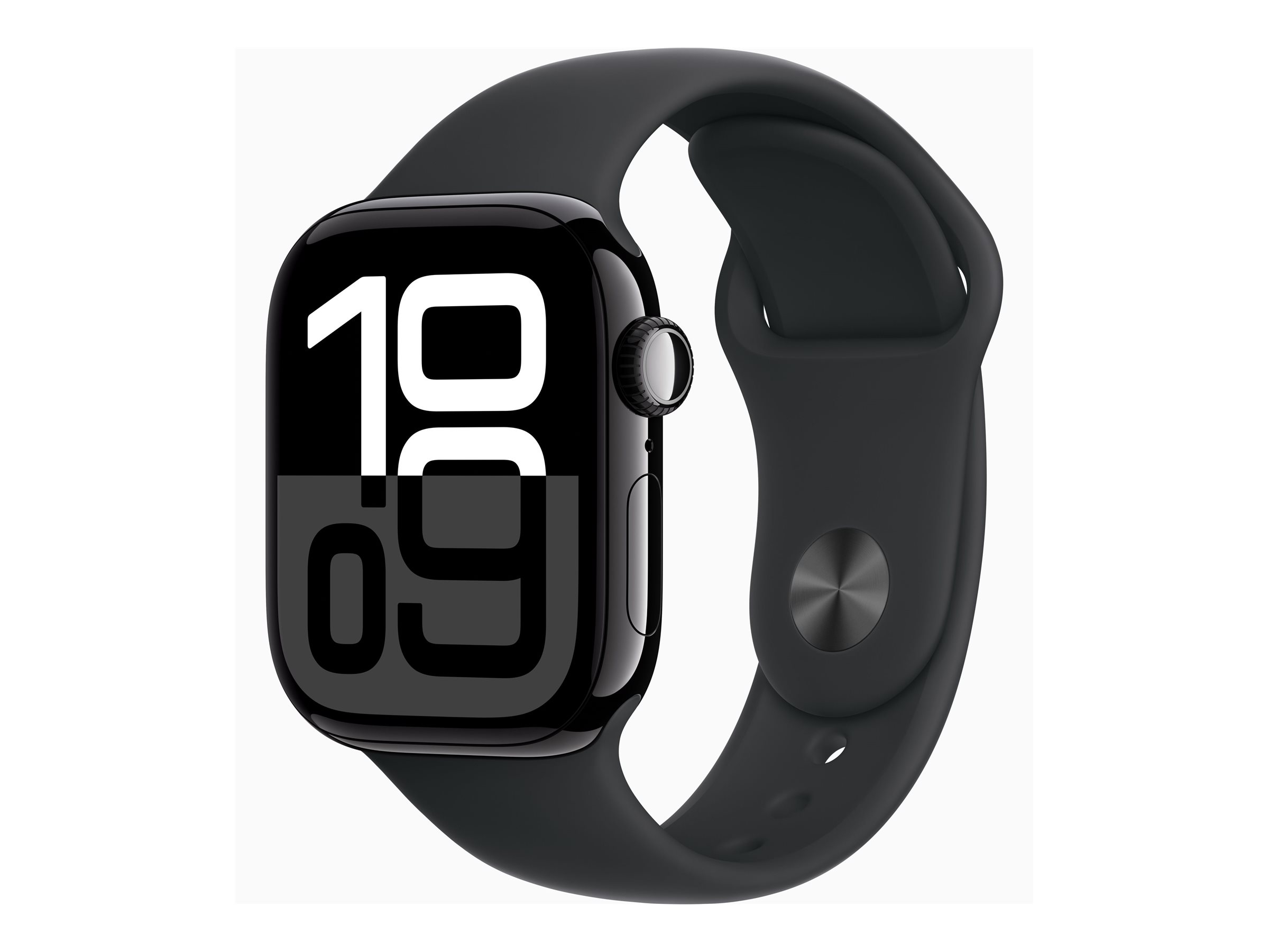 Apple Watch S10 Aluminium 42mm Diamantschwarz (Sportarmband schwarz) S/M Apple Watch S10 Aluminium 42mm Diamantschwarz (Sportarmband schwarz) S/M
