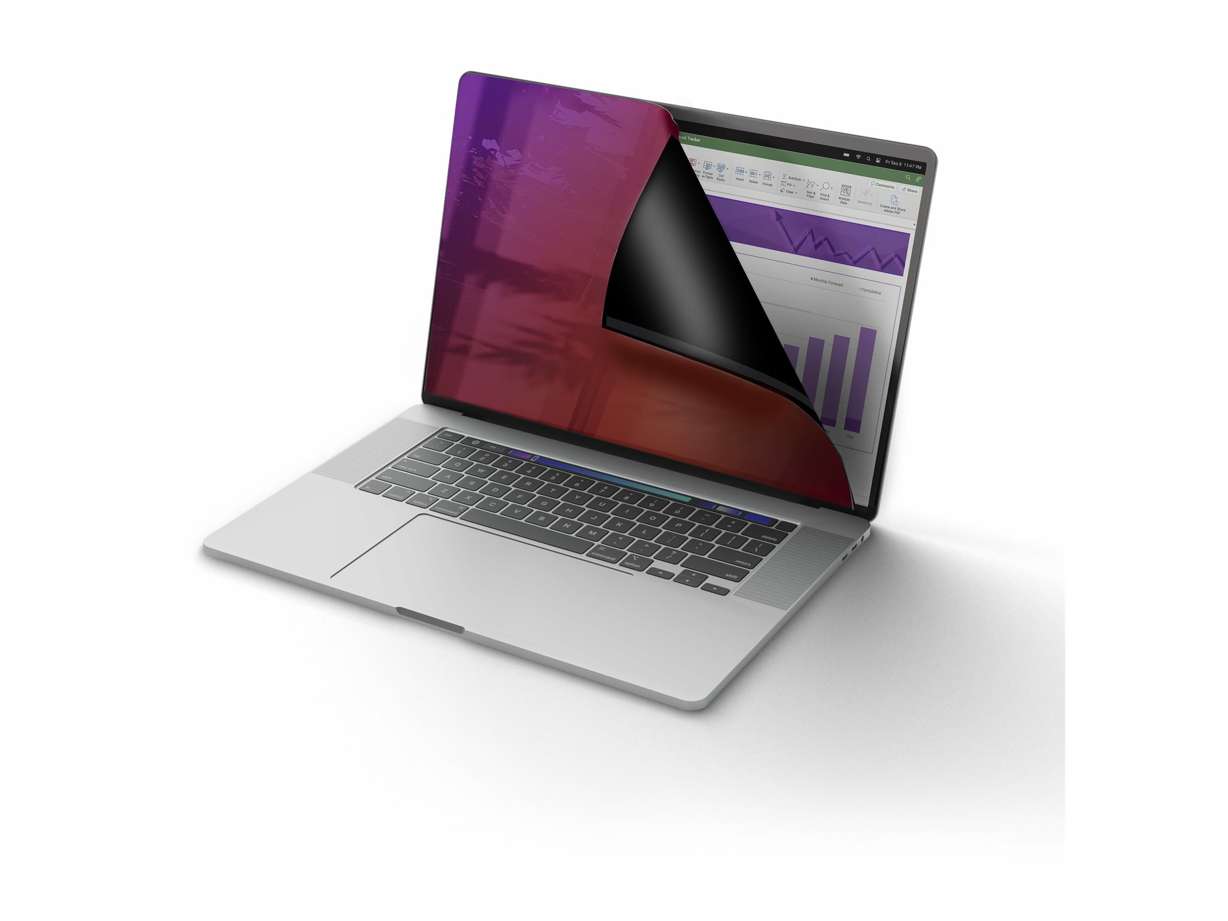STARTECH.COM 35,56cm 14Zoll MacBook Pro 21/23 Blickschutz Doppelseitiger Laptop Goldfilter mit Erhöhtem Sichtschutz +/- 30 Grad