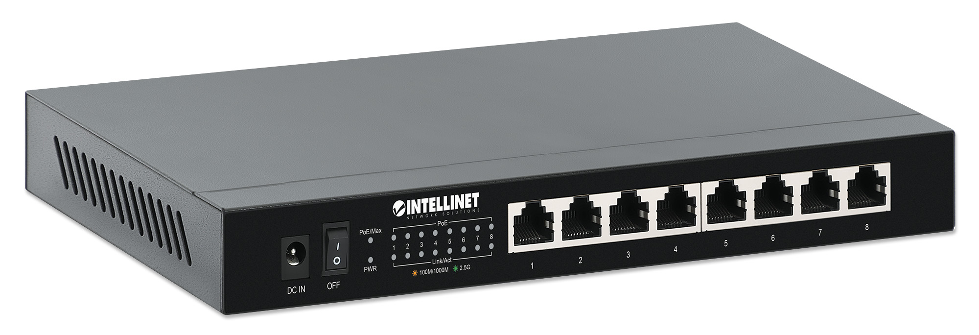 Intellinet 8-Port 2,5G Ethernet PoE+ Switch