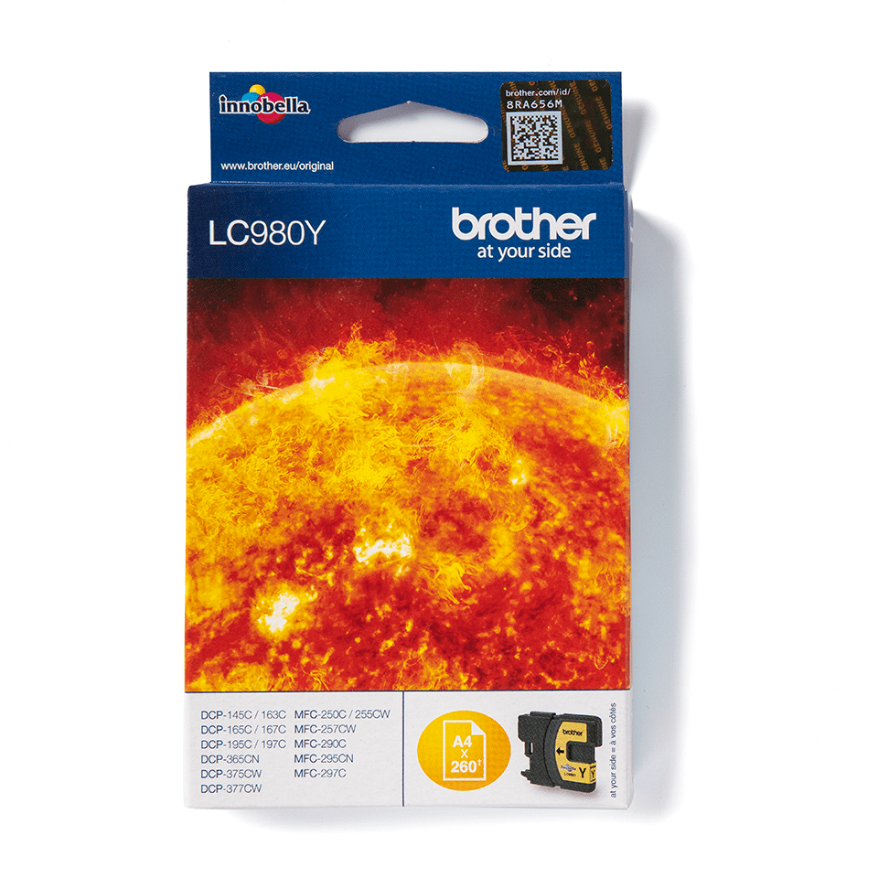 Brother LC980Y Tintenpatrone Gelb