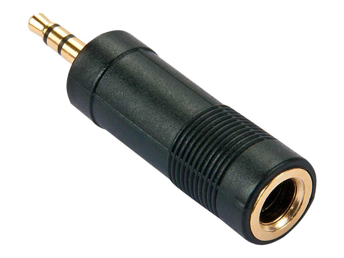 LINDY Audio-Adapter 3,5mm female an 6,3mm female vergoldet