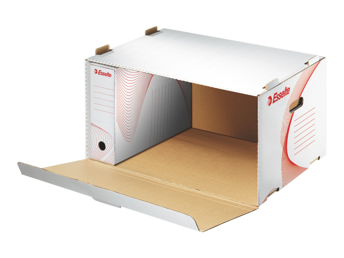 10 Esselte Archivcontainer weiÃ 56,0 x 38,0 x 26,5 cm