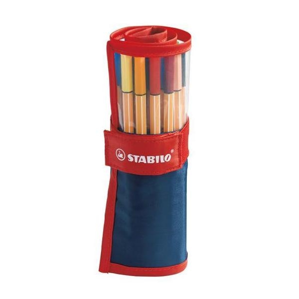 STABILO point 88 Fineliner farbsortiert 0,4 mm, 25 St.