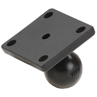 RAM Mounts Basispl rechteckig 2x1,7 BKugel 1 AMPSRaster
