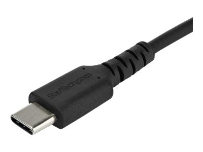 STARTECH.COM 1m 3ft USB-C Cable Durable USB 2.0 Type C Cord Data & Charging Male to Male Black