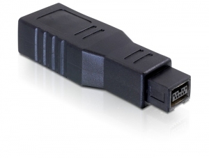 Delock Adapter FireWire 9 pin Stecker > 6 pin Buchse