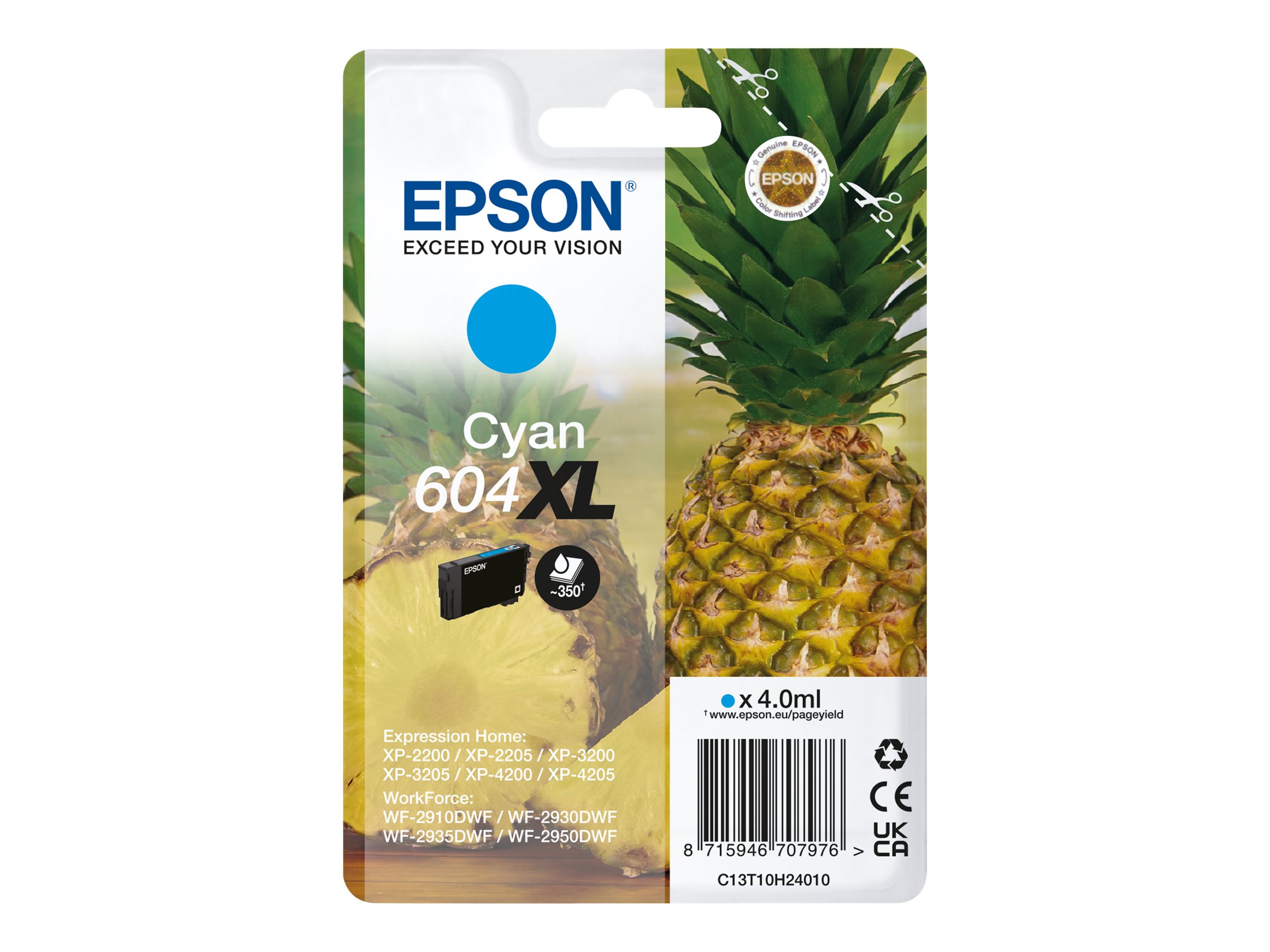 EPSON 604XL/T10H24  cyan Druckerpatrone