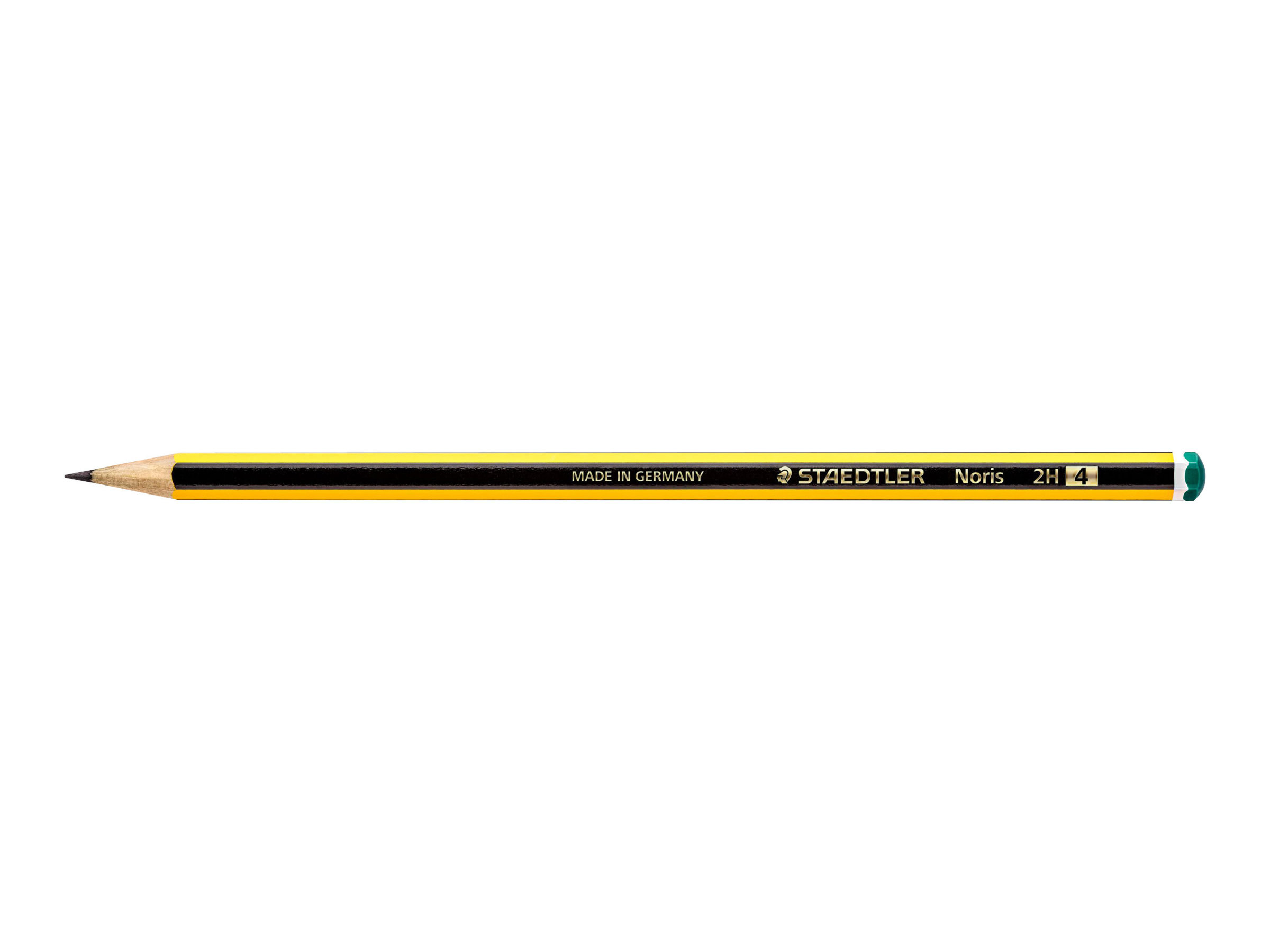 STAEDTLER Noris 120 Bleistift 2H schwarz/gelb, 1 St. STAEDTLER Noris 120 Bleistift 2H schwarz/gelb, 1 St.