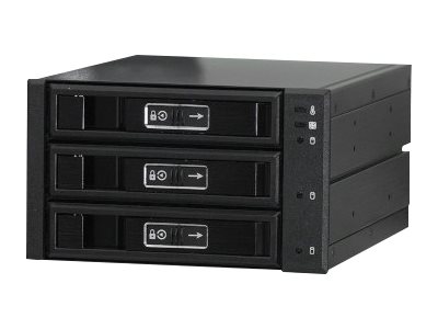 JOUJYE JJN36TM SATASAS I II III Gehaeuse 8,6cm x 14,6cm for 3XHDD 6,4cm8,9cm 2,5Zoll3,5Zoll Schwarz