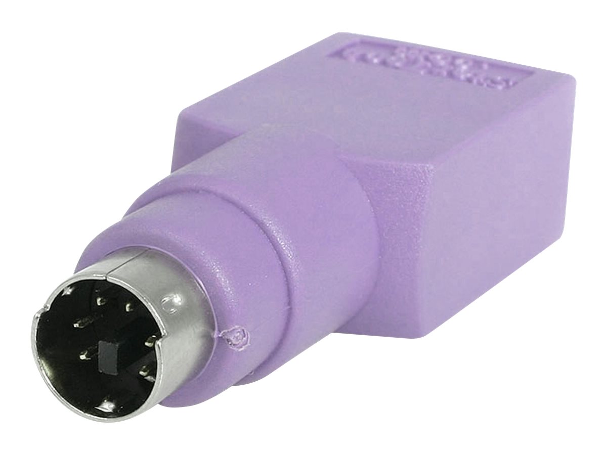 STARTECH.COM USB auf PS/2 Tastatur Adapter - Keyboard Adapter PS/2 6 pin Mini-DIN Stecker zu USB A 4 pin Buchse - Ersatzadap