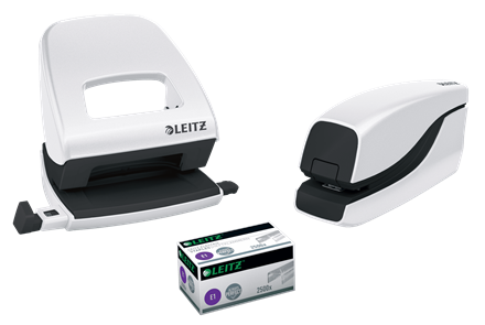 LEITZ Elektrohefter NeXXt Series WOW 5566 perlweiß, 1 St